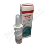 Sanorin 0. 5mg-ml nas. spr. sol. 1x10ml