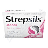 Strepsils Jahoda bez cukru 0. 6mg-1. 2mg pas. 24