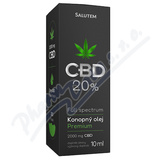 CBD 20 % konopn olej Premium 10ml Salutem