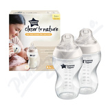 Tommee Tippee Kojen. lahev Sted. pr.  340ml 3m+ 2ks