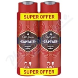 Old Spice Captain sprch. gel a ampon 2v1 2x400ml